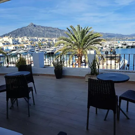 Private Rear With Bathroom In Large Penthouse Front Line Puerto Banus. Bar, Sporting Events Tv, Huge Terrace With Jacuzzis, Sauna On Premises. *
